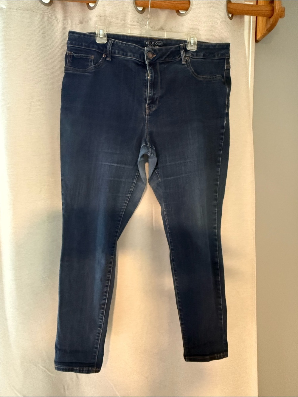 Maurices Navy Blue Stretch Skinny Jeans
